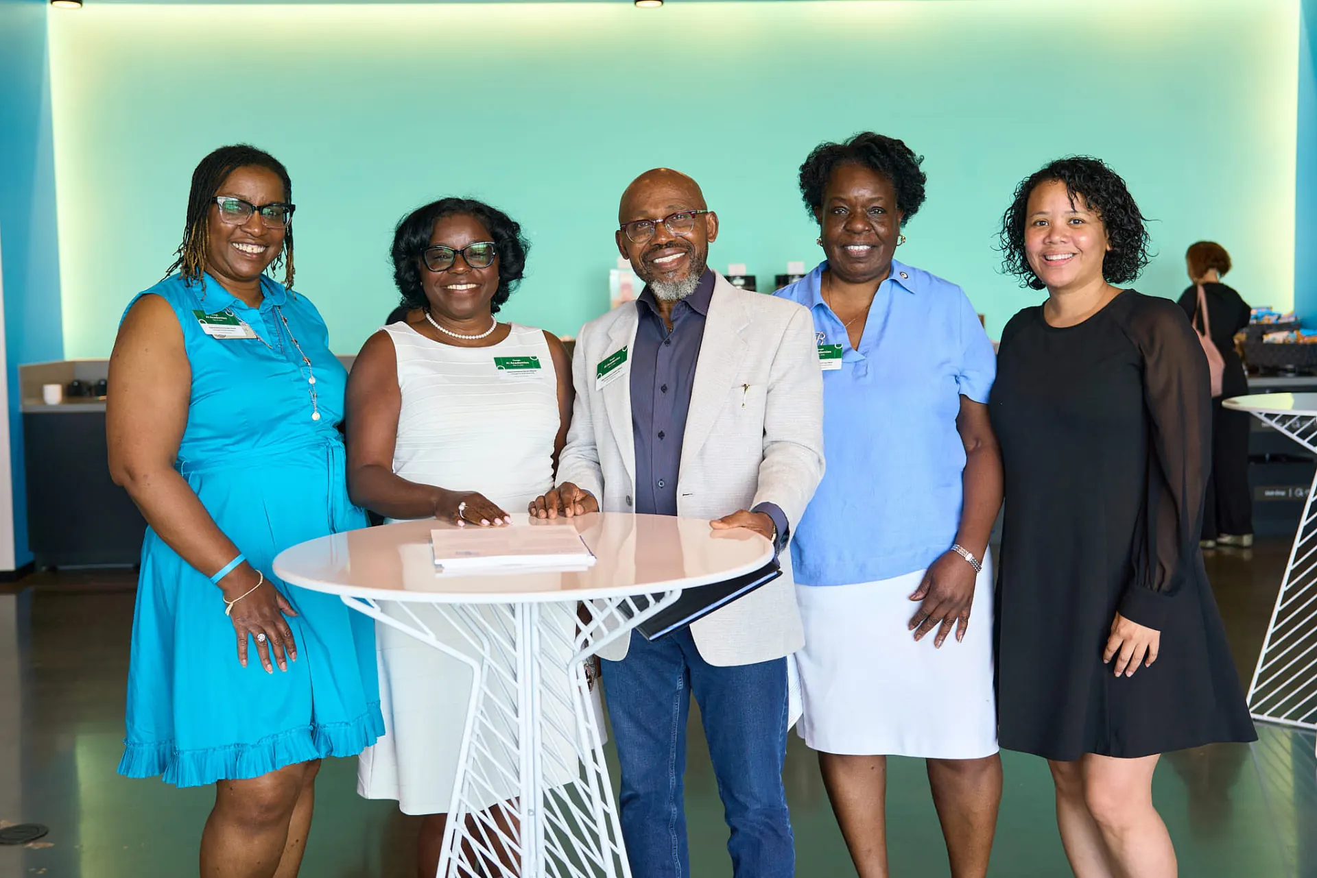 Group of attendees posing together at Google's AI Academy