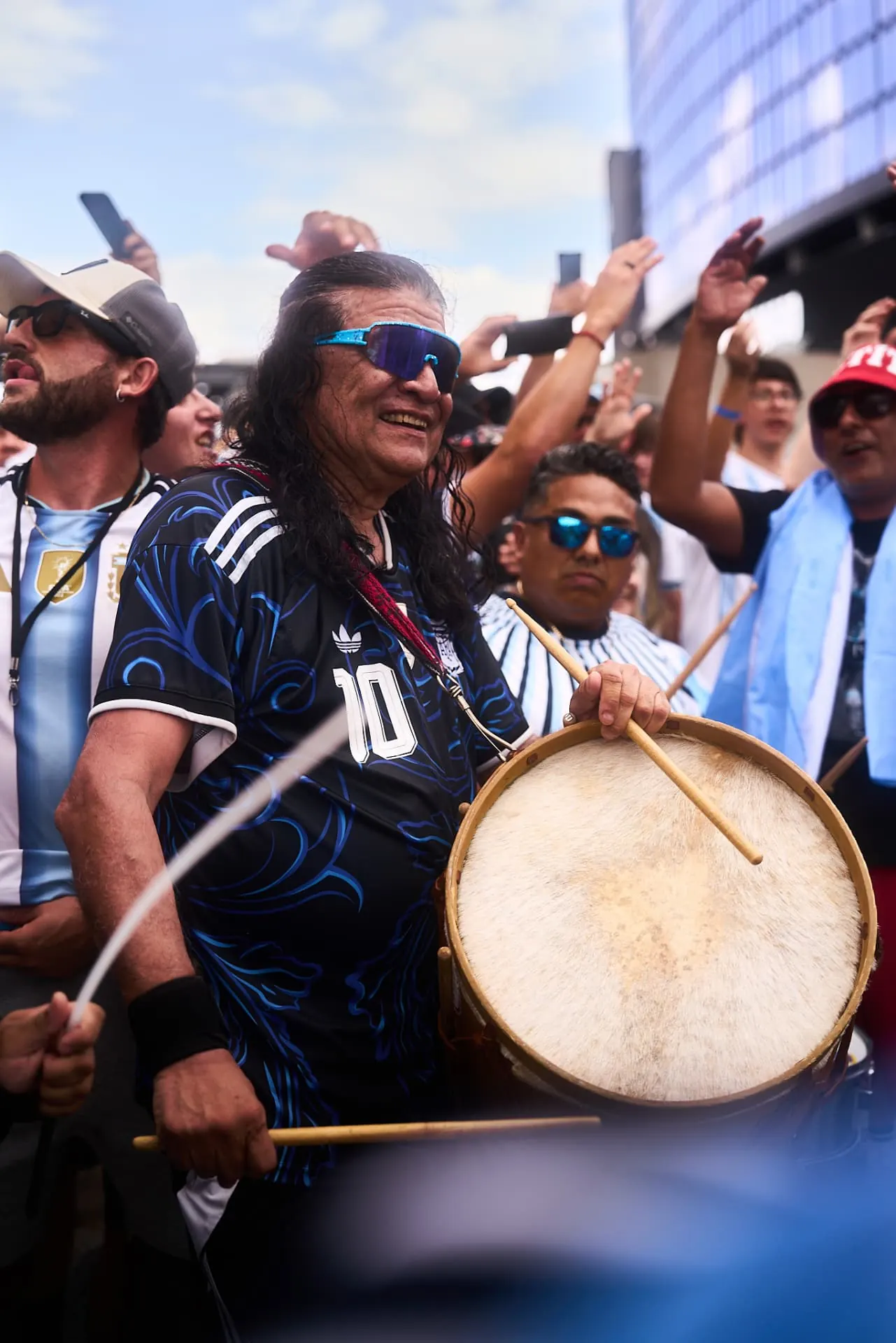 Flags and face paint at the World Cup 2026 fan fest in Atlanta, photo 2
