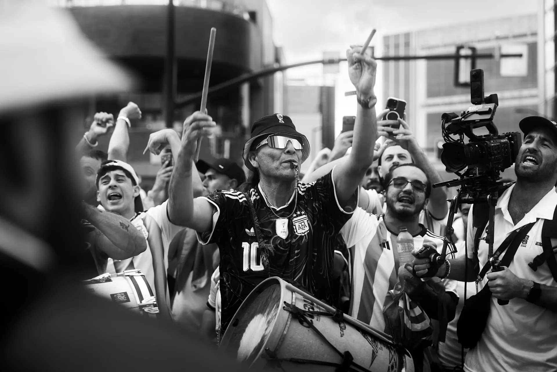 Fans celebrating at the World Cup 2026 fan fest in Atlanta, photo 3