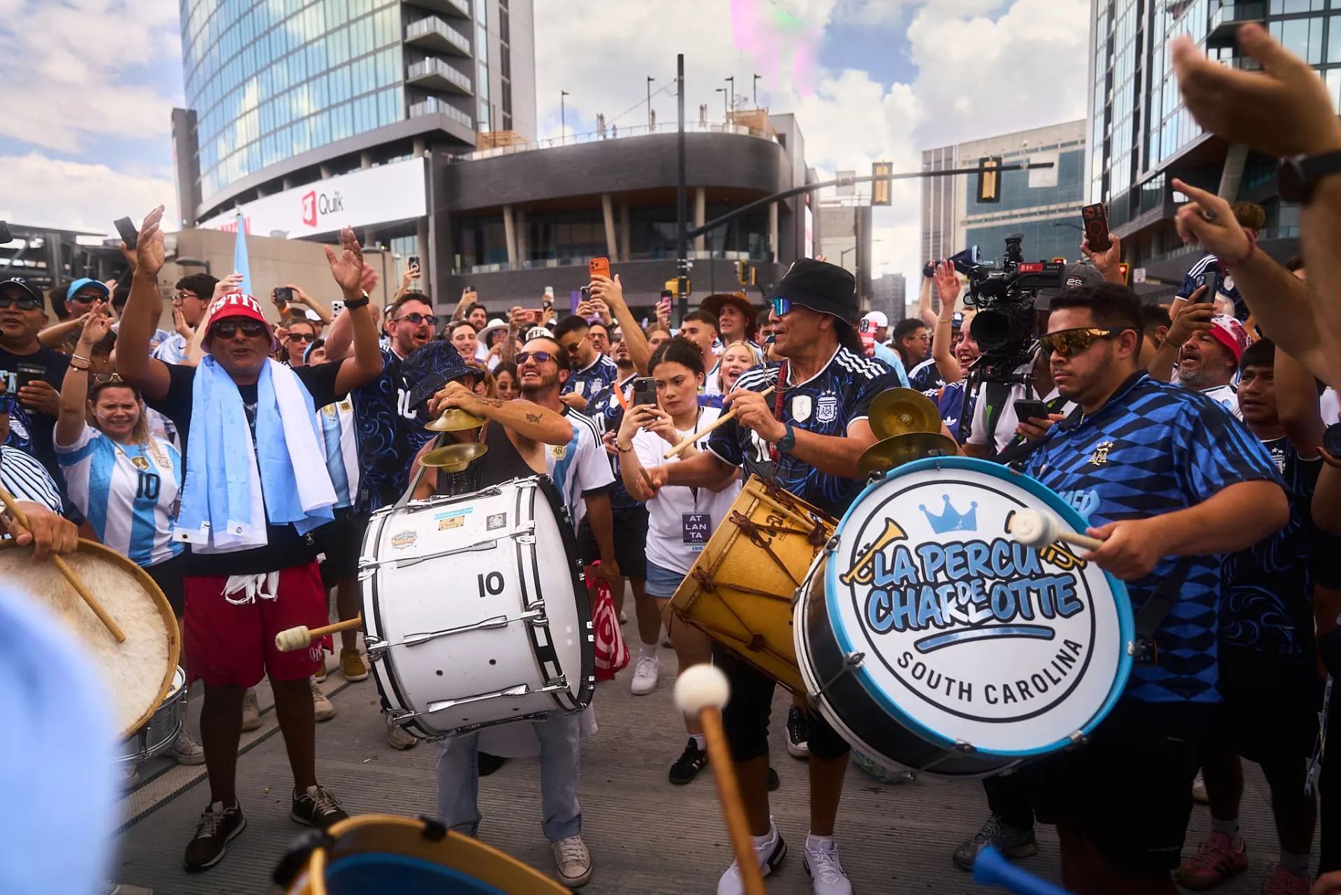Big-screen moment at the World Cup 2026 fan fest in Atlanta