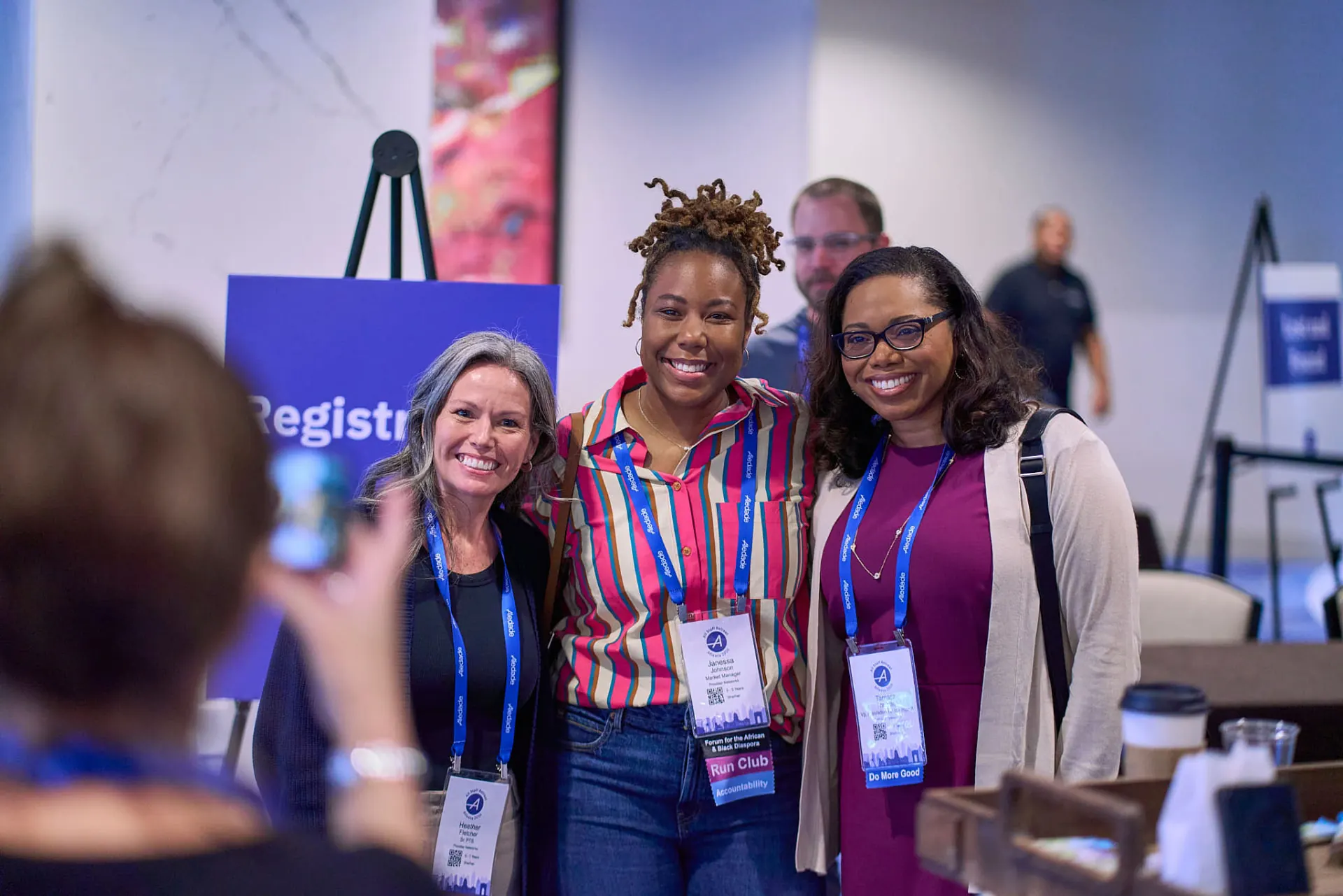 Guests at an Atlanta corporate brand activation hosted by Chase Anderson Photo